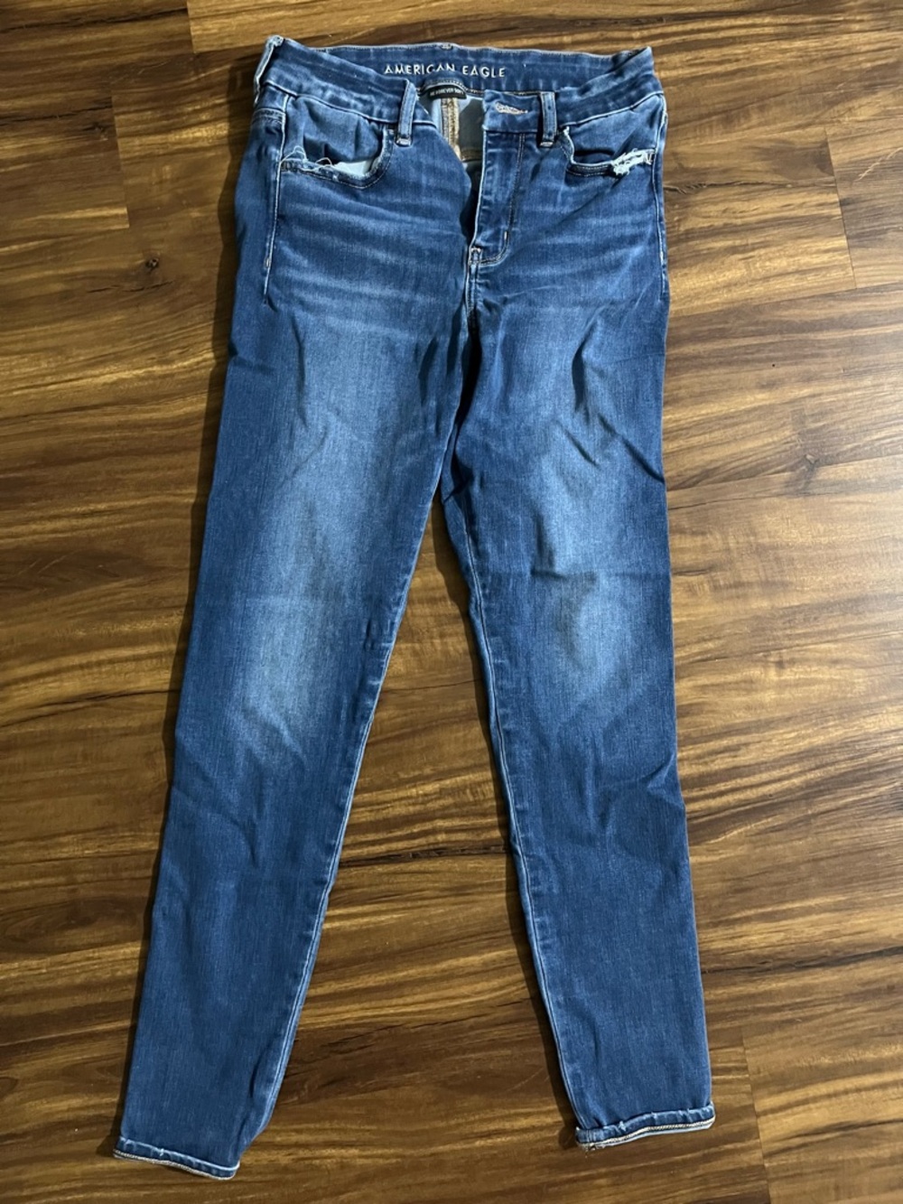 American Eagle Outfitters Dark Blue Womens Skinny Jeans